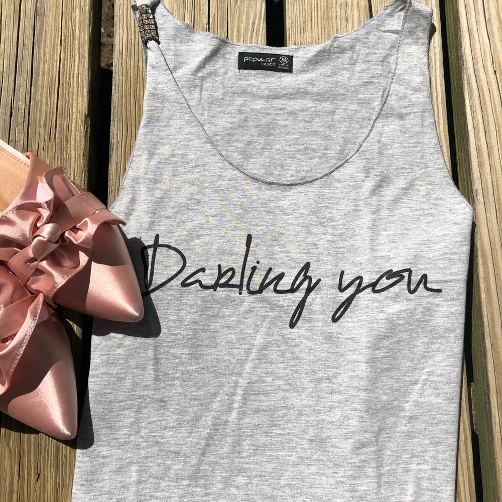Rhinestone Tank - Picture 2 of 5